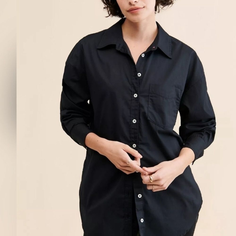 Anthropologie Maeve The Bennet Buttondown Shirt dress